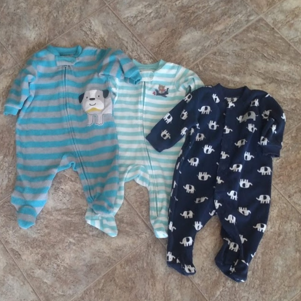 Carter's 3M Sleep & Play Bundle Fleece Pajamas